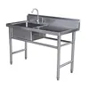 304 stainless steel commercial single, double, three sinks, bracket washing dishes, washing basins, product models complete, factory direct sales
