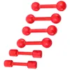 Halteres 6 Pcs Mão Segurando Halteres De Madeira Criança Halteres Crianças Barbell Adereços de Ginástica