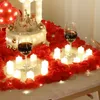 شموع LED LED LED الخالية من الخفقان مصباح خفيف مقاوم للماء LED TEA LIGHT BATTION