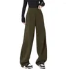 Calças femininas calças largas perna reta sweatpants casual moda coreana calças de grandes dimensões hiphop baggy esportes corredores streetwear 066c