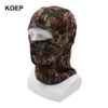 Fietsen Caps Maskers KOEP Tactische Camouflage Bivakmuts Volgelaatsmasker Wargame Leger Outdoor Jacht Sport Helm Liner Cap 231215