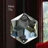 Żyrandol Crystal 1PC Przezroczysty heksagram wisiorek Suncatcher do dekoracji okien części