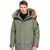 Homens Down Parkas SATRA Chegada Homens 90% Pato Branco Down Casacos Com Capuz Masculino Inverno Grosso Quente Com Capuz Parka Casaco Longo Jaquetas 231214