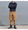 Kobiety Pants Yanghaoyusong HomemadeyuTumm Vintage Cropped Jodhpurs Grube Bandbed Wool Men's Riding Breenics około lat 40. XX wieku francuska odzież robocza