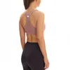 ll femmes sport hauts de soutien-gorge Cew cou Fintness débardeur gilet maille dos entraînement respirant haut croisé femme C2927