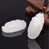 Xinjiang jade branco cabeça de Buda pingente natural autêntico Afeganistão Baiyu Guanyin cabeça pingente de jade 256aaa