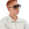 2024 luxTMFN modèle hommes grand pilote lunettes de soleil dégradé UV400 061 64-13-140 planche légère fullrim plaquettes de nez réglables pour lunettes de prescription étui de conception complet