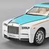 Modèle de voiture moulé sous pression RR Phantom, en alliage de Zinc, jouet moulé sous pression avec son et lumière, cadeau pour enfants, garçon et fille, 231214