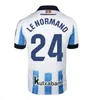 23 24 Футбольная форма Real Sociedad TIERNEY OYARZABAL Джерси BARRENE 2024 X PRIETO GOROSABEL PORTU TAKE Maillots CARLOS FDEZ CHO RS Camisetas De Football Short Kids