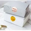 Envoltório de presente 300 pc Bronze Tridimensional Aço Em Relevo Aniversário Caixa De Casamento Decoração Adesivo Envelope Convite Carta Selo Etiqueta