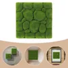 Decorative Flowers Foam Board Artificial Plants Indoor Greenery Backdrop Plastic Fake Moss Wall Decor