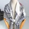 Scarves Fashion Large Shawl 140 Cashmere Silk Scarf Designer Pashmina Shawls For Women Square Hand Rolled Edges Stole