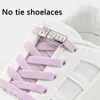 Peças de sapato acessórios diamante bloqueio magnético cadarços sem laços crianças adulto elástico laços tênis 8mm apartamentos sem laço sapatos 231215