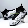 Gradient Color Men's AG TF Football Cleats Women's Outdoor Soccer Boots Youth High Top Indoor Training Shoes