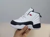 12S Kids Sneakers 12 Basketbal Cherry Toddler Shoes Designer XII Field Purple Youth Flu Game Boys Girls Children Children Children Black Taxi Trainers Stealth Blue Baby Shoe Maat 25-35