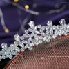 Pinces à cheveux diadèmes et couronne HADIYANA magnifiques femmes accessoires de mariage mode cadeau de fête haute qualité Zircon BC5528 Princesa