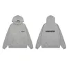 Ess Hoody Мужской женский спортивный костюм пот Повседневные спортивные крутые толстовки с капюшоном большого размера с принтом Модный уличный свитер в стиле хип-хоп Светоотражающая буква S-XL