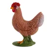 Décorations de jardin Simulation Poule Modèle Jouets pour enfants Chook Animal Poulet pour enfants Plastique Décor à la maison Volaille