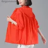 Altri abbigliamento allentato estate cappotto sottile protezione solare abbigliamento da donna 2022 nuova moda mamma con cappuccio grande tasca giacca selvaggia Fe CapispallaL231215