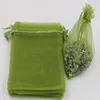 100 pz verde militare organza gioielli sacchetto regalo sacchetti per bomboniere perline gioielli 7x9 cm 9x11 cm 13 x 18 cm ecc. 365277m