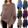 Women's Sweaters Light Weight For Women Casual Long Sleeve Tops Winter Knit Drop Shoulder Sweater Fall Jumper Tunics