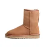 Designer Australia Classic Platform Dames Tazz Kastanje Mosterd Enkel Suede Snowboot Dames Ultra Mini Laarzen Tasman pantoffels over de knie laarsjes enkel korte strik