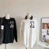 2023 Ny europeisk designertröja för män och kvinnor vintage klassiska lyxiga tröja för män alfabet broderad crewneck bekväm högkvalitativ tröja