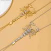 Other Fashion Accessories Punk Beach Sexy Scorpion Breast Belly Bo Chain For Women Cool Crystal Spicy Girl Chest Chain Necklace Bochain AccessoriesL231215