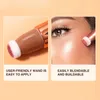 Blush Cream Bronzer Contour Blusher Beauty Wand Highlight مع وسادة سائل وجه ماكياج ماكياج 231215