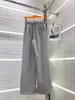 Damenhosen Mode Mmsix Jogginghose Tasche Digitale Stickerei Sport Lange Hose Hochwertige Baumwolle Hose mit geradem Bein
