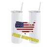 US CA Stock 20-Unzen-Edelstahlbecher für Sublimationsdruck 20-Unzen-Bierkrug Wasserflasche Outdoor-Campingbecher vakuumisoliertes Trinken 1215