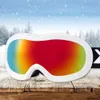 Skidglasögon Kids Ski Mask Glasses Snowboard Goggles Dubbla lager sfäriska linsridglasögon justerbara för körning eller sportaktivitet 231214