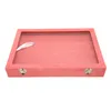 Jewelry Pouches Coin Display Case Large Capacity Dustproof Solidwood Glass Window Widely Used Pin For Collection