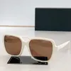 Lunettes de soleil design simples grand cadre carré lunettes de soleil lettre d'or lunettes de soleil pour femmes de haute qualité lunettes de soleil mode UV adaptées à l'extérieur plage avec boîte