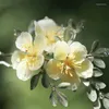 1 stücke Alten Stil Blume Schritt Schütteln Haarnadel Handgemachte U Förmigen Haar Stick Hanfu Cheongsam Kopfschmuck Frauen Mädchen Geburtstag geschenk