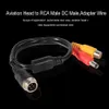 Aviation Head to RCA Memale DC Male Extension Cable Adapter Professional Extension Cable Converter for CCTV Camera Security DVR
