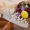 Haarspangen Vintage Prinzessin Hochzeit Krone Tiara Braut Abschlussball Party Perle Strass Haarband