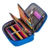 Canvas School Etuis Voor Meisjes Jongen 72 Gaten Pen Box Multifunctionele Opbergtas Case Pouch Student Briefpapier Leveringen