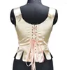 Ceintures Fille Corset Vintage Bowknot Shaper Ceinture Gilet Top À Lacets Attaché