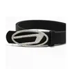 Retro Zilver D Letter Strass Riem Designer Tailleband Veelzijdige Vrouwen Riemen Jurk Jeans Mode Mannen Cintura Ceintures 2.8cm Gordel