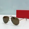 Lunettes de soleil pour femmes lettre classique logo design style lunettes de soleil de mode lunettes carrées monture en métal uv400 avec boîte et étui