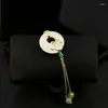 Broches Chanceux paix boucle broche femmes haut de gamme mariage Cheongsam décolleté pendentif broches robe ornement bijoux vêtements accessoires 5360
