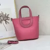 Hochwertige Designer-Tragetaschen, Luxus-Eimer-Umhängetaschen, Damen-Dame, Luxus-Designer, echtes Leder, blaue Handtasche, Umhängetasche, Geldbörsen, Handtaschen