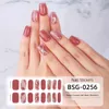 luxury nail polish strip set with 1 nail file for nail stickers full nail wraps, gel nail strips