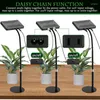 Grow Lights 1 Parça Masa Üstü Işık 200W İç Mekan Bitkiler için Masa UV-IR Tam Spektrum Tesisi Büyüyen Lamba Yüksekliği Ayarlanabilir