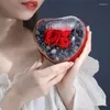 Jewelry Pouches Romantic Valentine's Day Gift Box Drawer Storage Can Store Ring/Necklace Etc. Heart Shaped Display