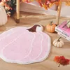 Carpets Pumpkin Rug Pink Decor Cute Fall Home Decoration Halloween Party Black & Orange Bath Mat Soft H