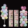 4pcs Boîte en carton transparente Boîte en plastique Boîte cadeau Boîte de papier de douche de baby-shower Party Favor Candy Dragee Cake Emballage de mariage 296w