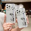 Limpar bonito panda animal dos desenhos animados casos de telefone para iphone 14 pro max 13 12 11 pro max x xr xs max 7 8plus lente proteção capa macia