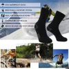 Men's Socks Men's Waterproof Hiking Socks Breathable Moisture Wicking Outdoor Athletic Hiking Wading Trail Running Skiing Warm Winter Socks 231215